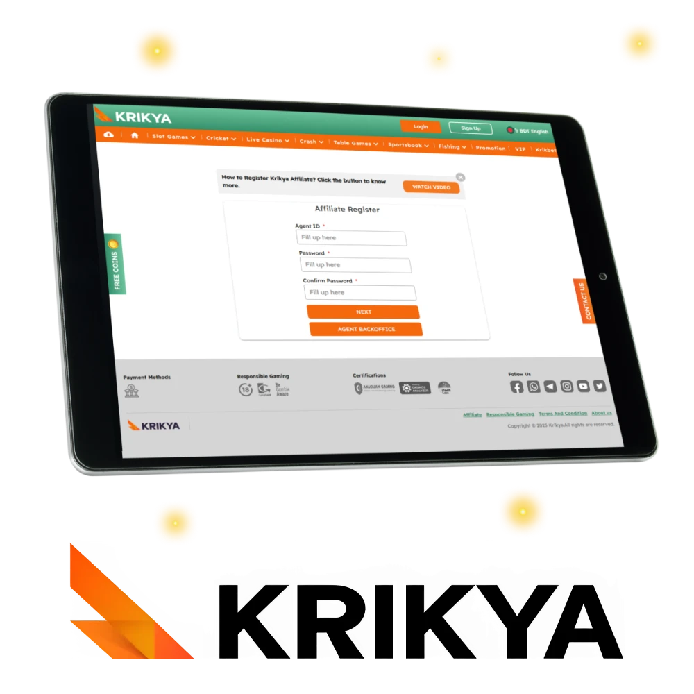 Krikya affiliate program in Bangladesh rewards partners with competitive commissions.