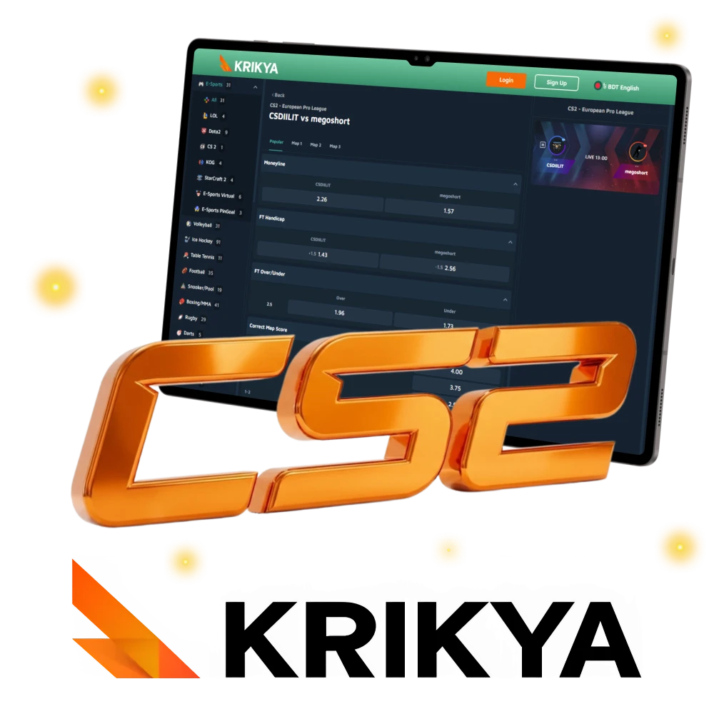 CS2 betting on Krikya brings competitive action for esports fans.