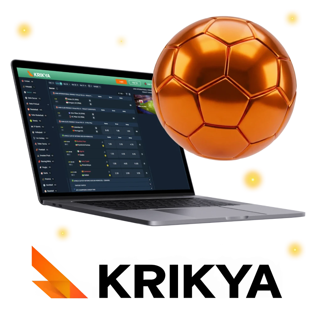 Football betting on Krikya attracts players from Bangladesh with easy markets.