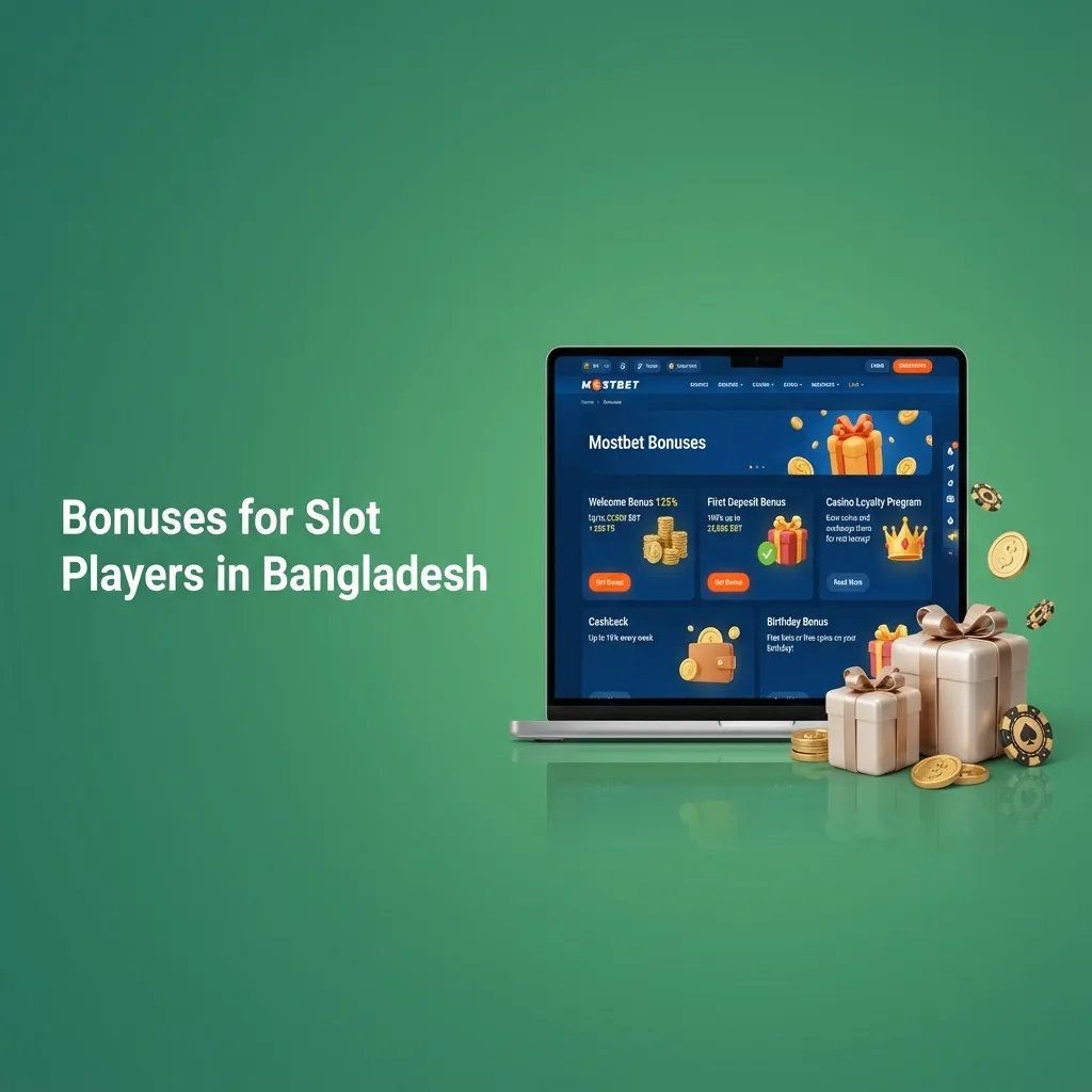 Colorful online slot machine interface highlighting welcome bonus offers for Bangladeshi players in taka currency.