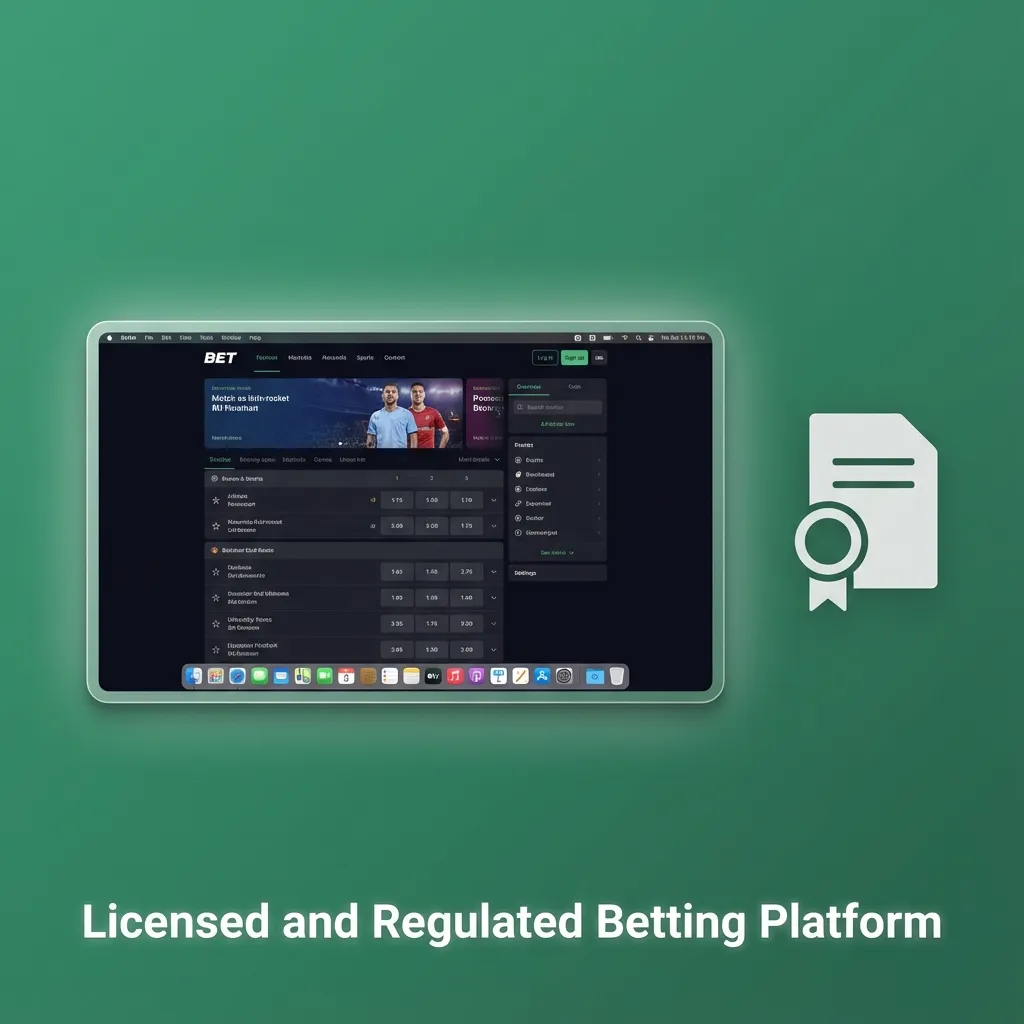 Graphic showing Curaçao eGaming licence 8048/JAZ (2021) and icons for fair play, secure payments, and responsible betting.
