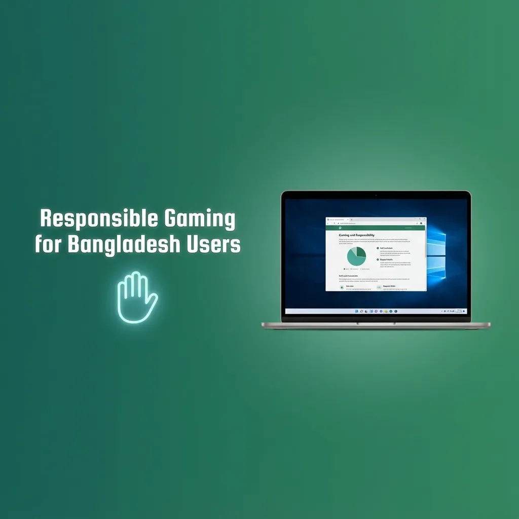 Responsible gaming tips for Bangladesh users, showing limits, breaks, and support for safe, controlled online betting