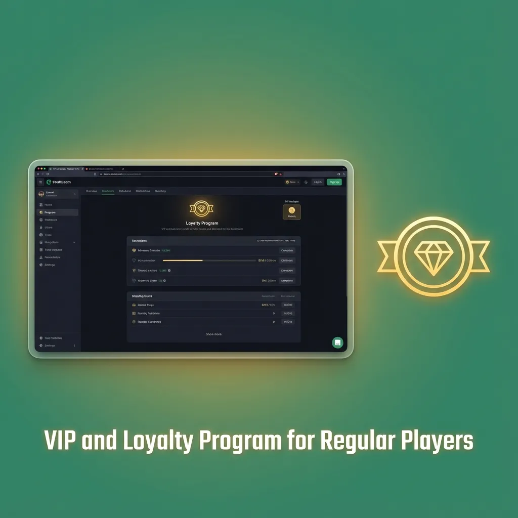 VIP loyalty tiers chart showing rising rewards like cashback, higher limits, personal support, birthday gifts, and event invites