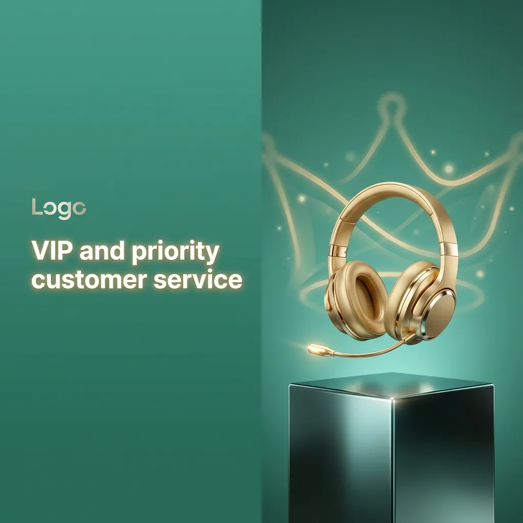 Illustration of VIP players receiving priority Krikya support with dedicated manager and fast response channels