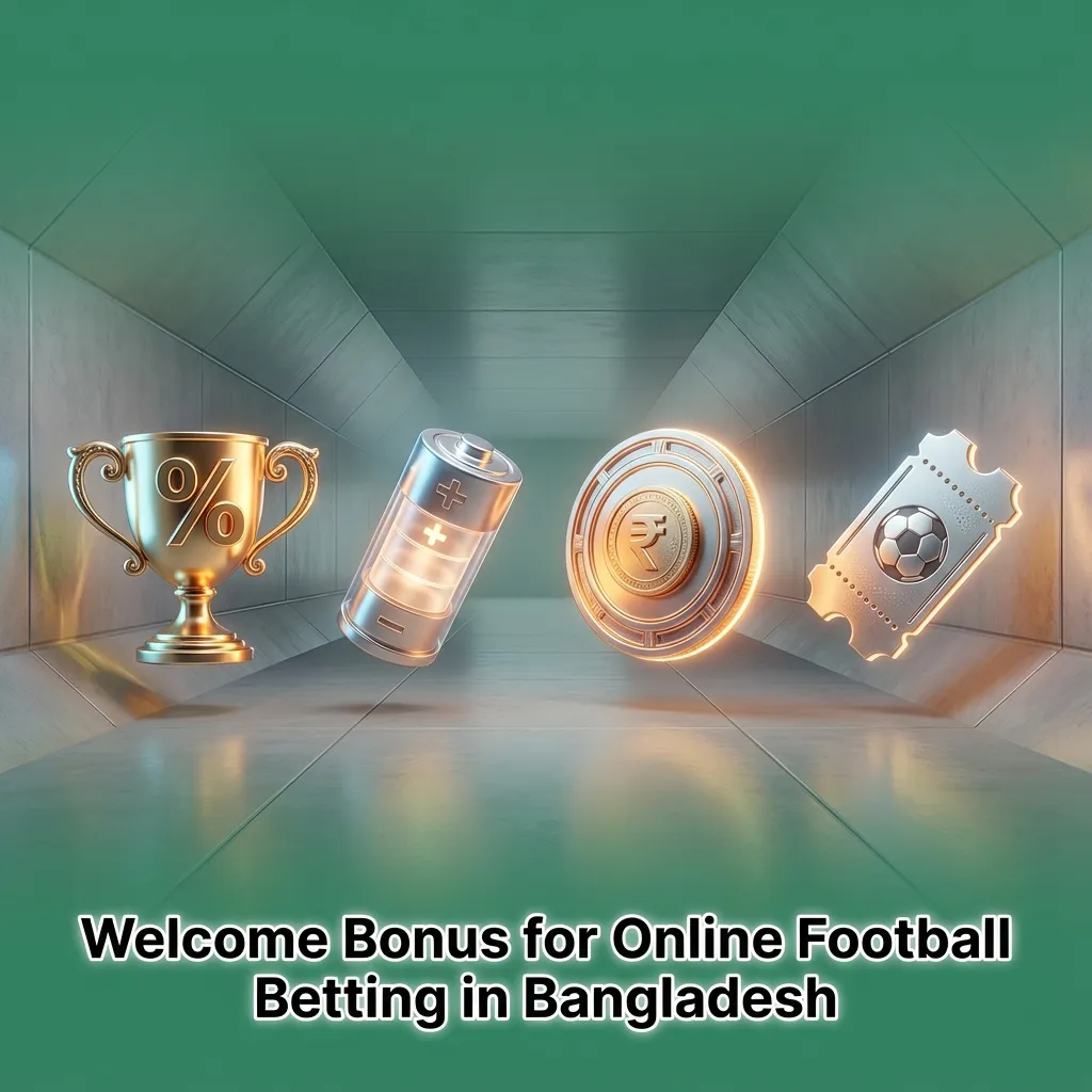 Bangladesh online football betting banner showing 100% welcome bonus up to ৳25,000 for new players