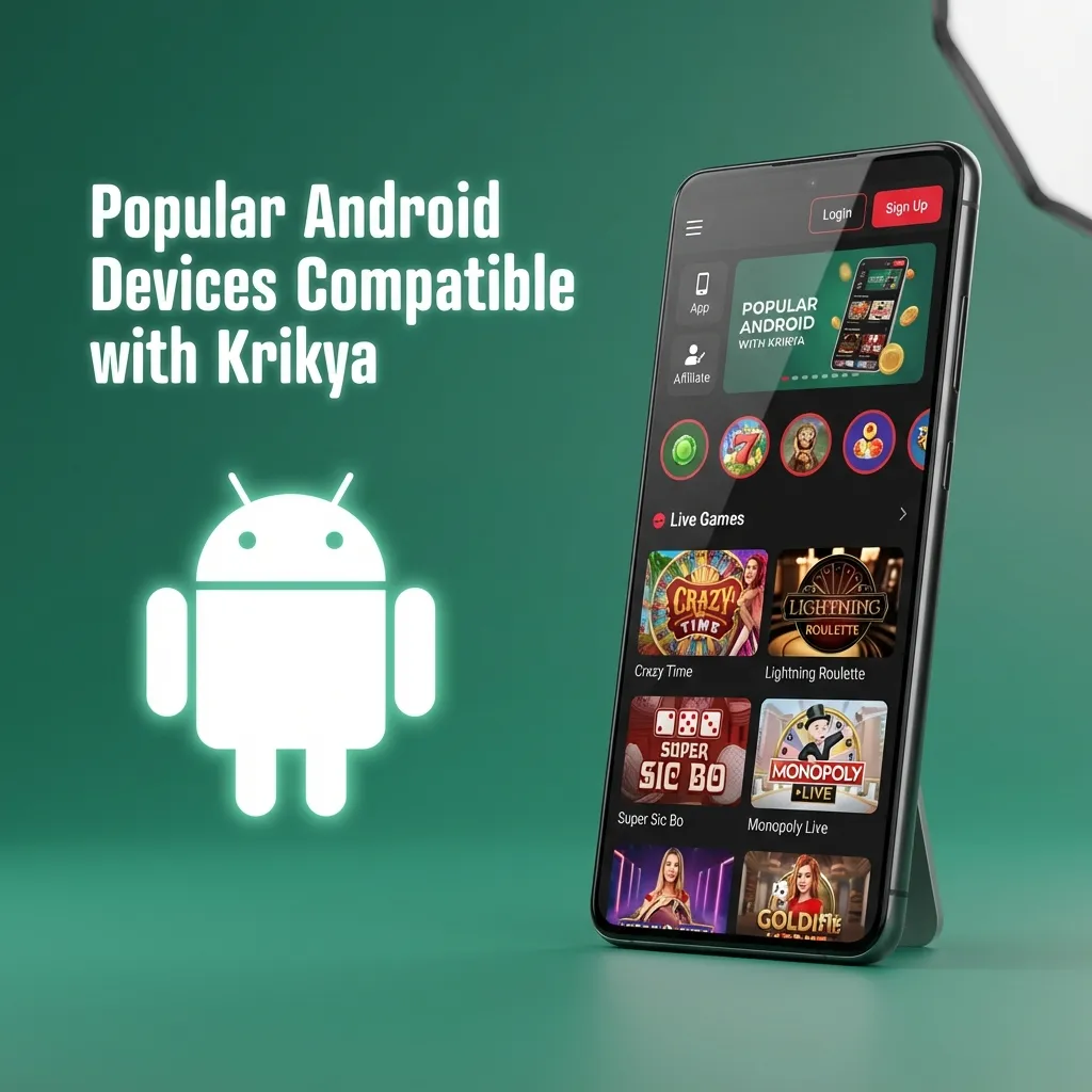Illustrated list of Android phones in Bangladesh compatible with the Krikya mobile web app