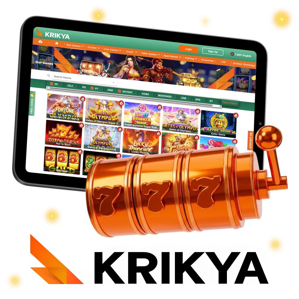 Slot games on Krikya offer colorful themes and rewarding gameplay.