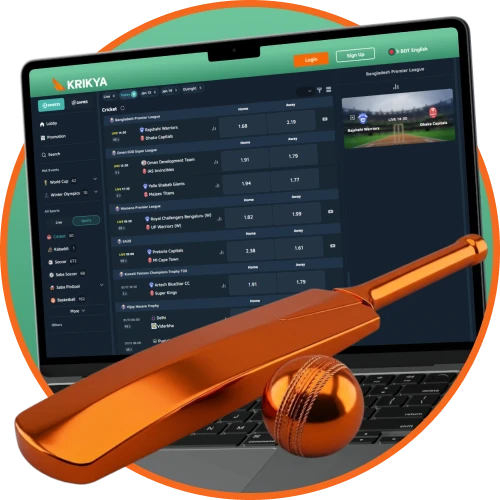 Access benefits through cricket focused betting markets on Krikya.