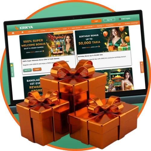 Claim benefits via Bangladesh friendly promotions offered by Krikya.