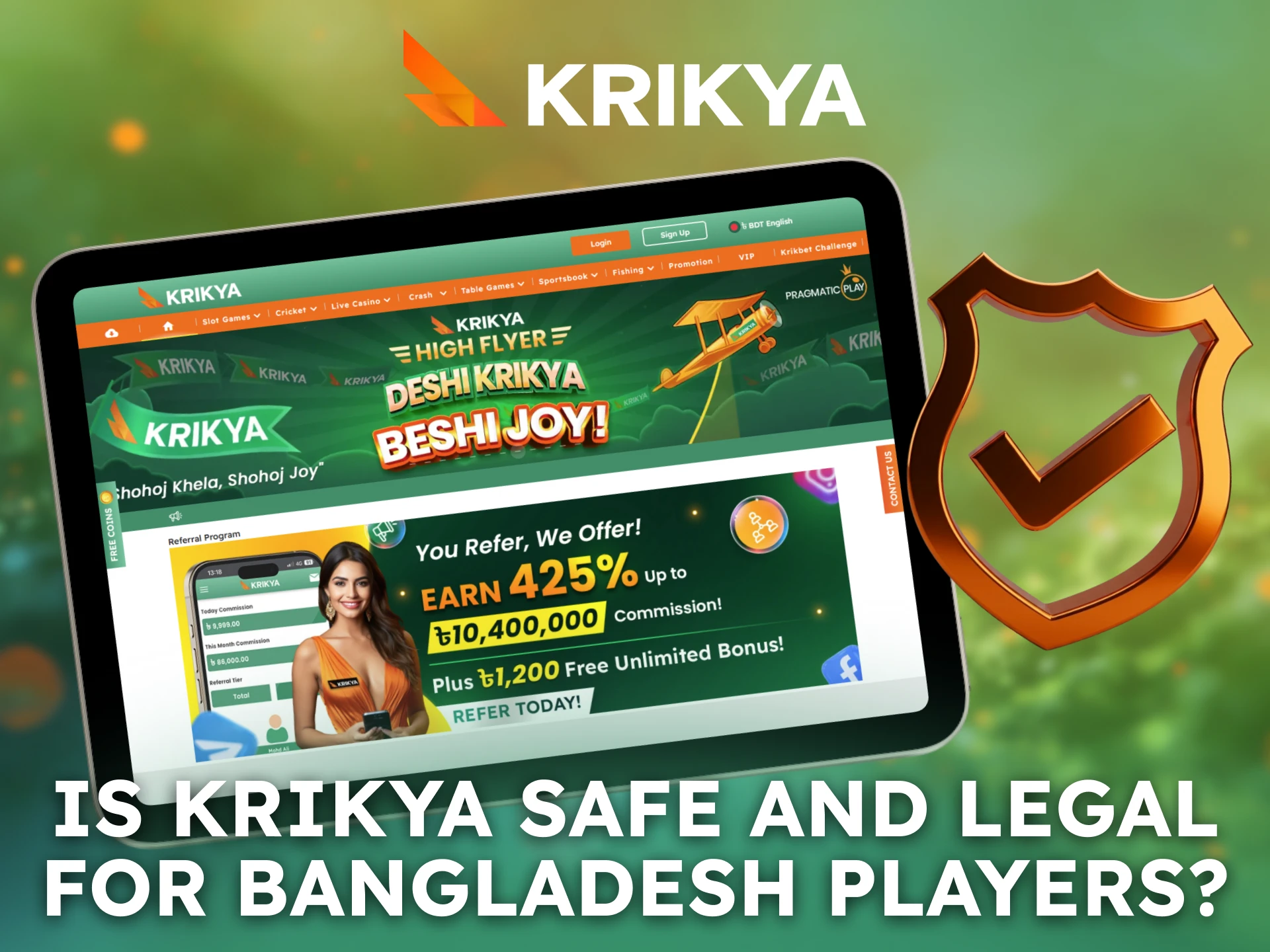 Check if Krikya is safe and legal for online betting.