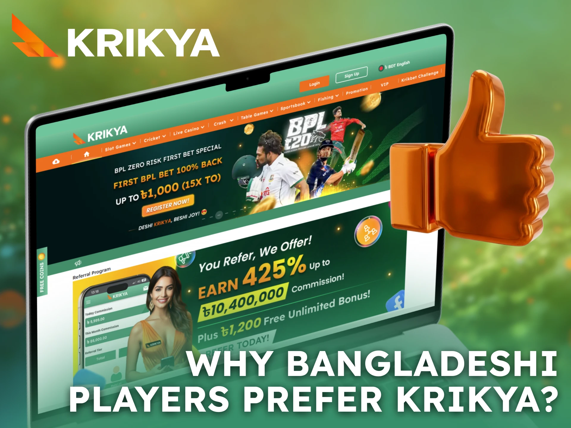 Learn why Bangladeshi players prefer Krikya for secure online betting.