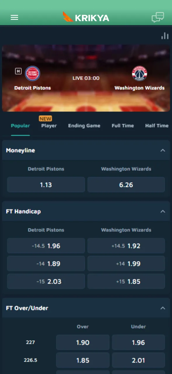Clear basketball odds analysis before confirming a wager is supported by Krikya.