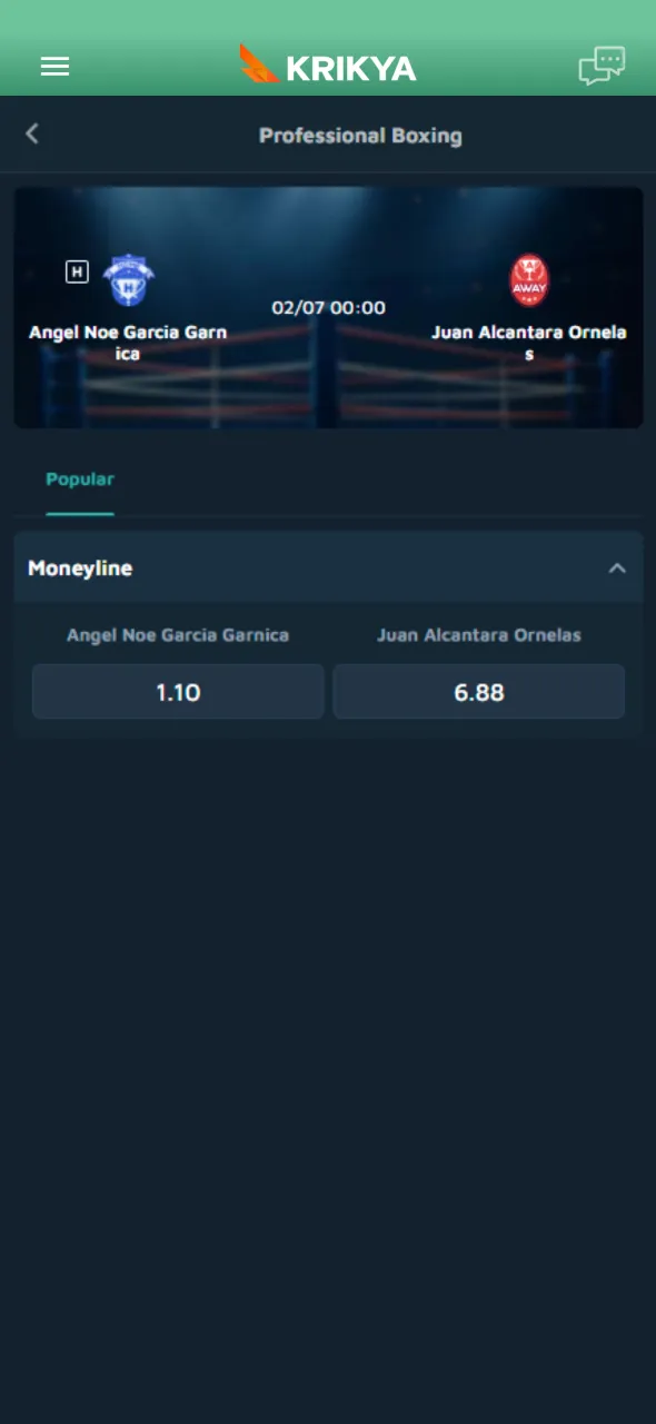 Multiple MMA betting markets are available for informed choices on Krikya.
