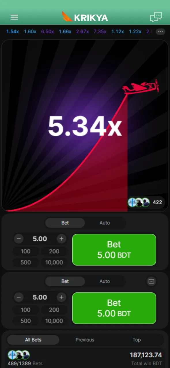 Place Aviator bets on Krikya and choose the right cashout moment.