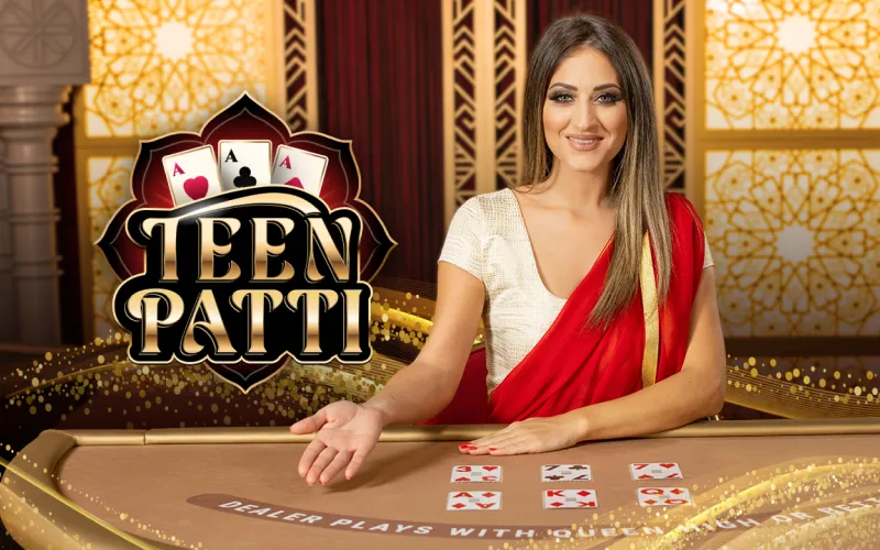 Play Teen Patti Live with real dealers on Krikya.